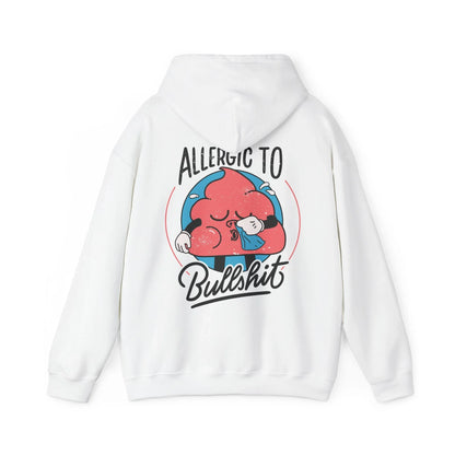 Allergic to Bullshit - Antisocial Retro - Unisex Hoodie - STREET STYLE