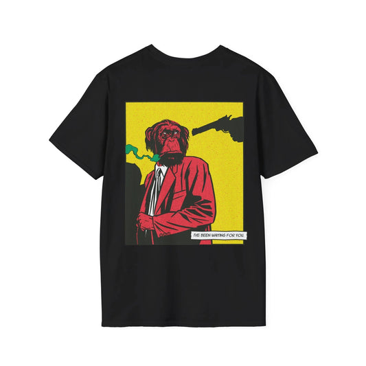 Monkey - Comic Mafia - Unisex T-Shirt - Back Print - STREET STYLE