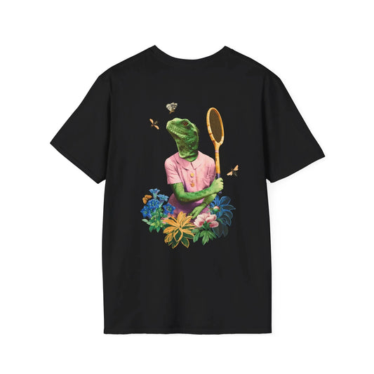 Lizard - Animal Human - Unisex T-Shirt - Back Print - STREET STYLE