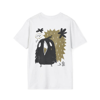 Angry Bird - Moody Birds - Unisex T-Shirt - Back Print - STREET STYLE