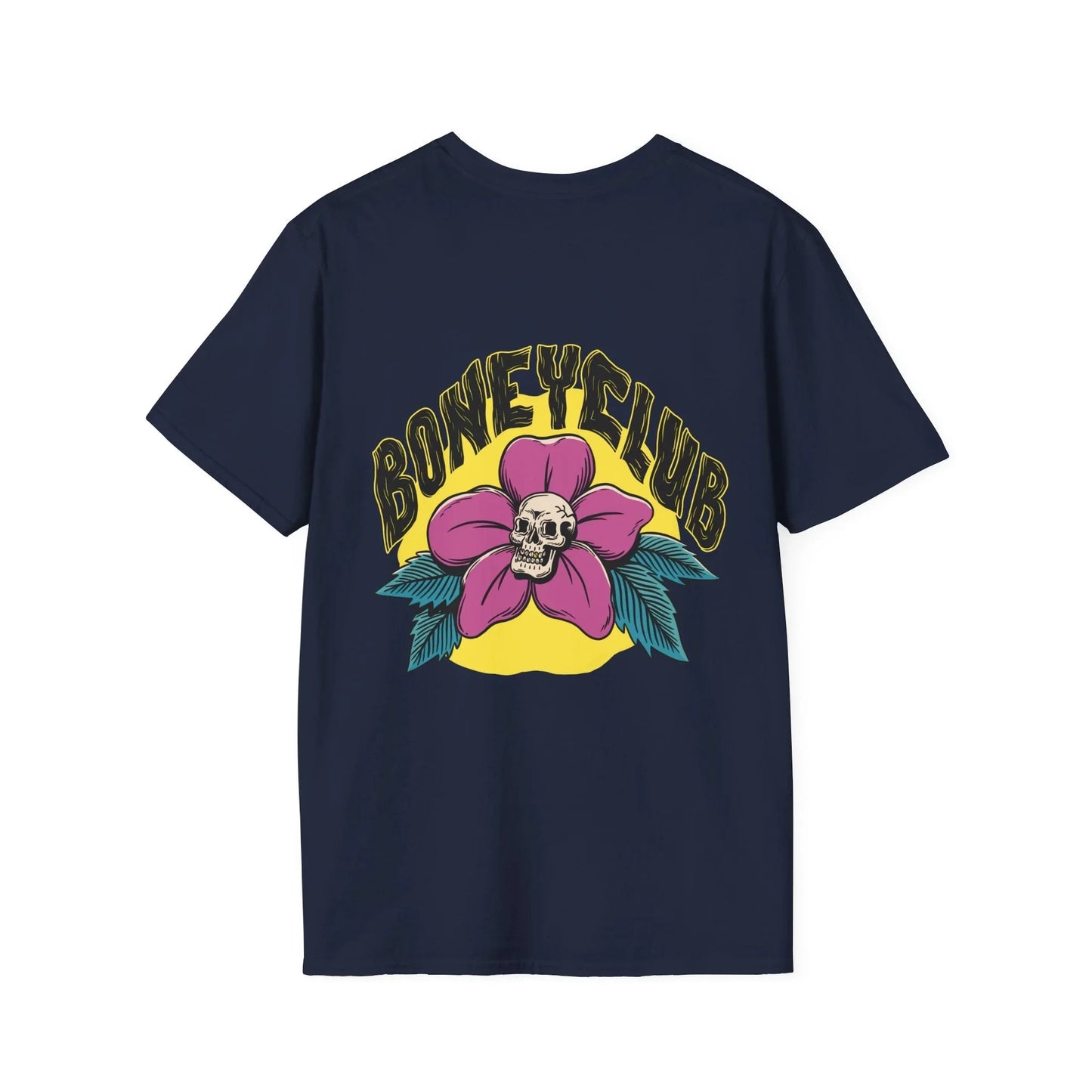 Boney Club - Summer Skulls - Unisex T-Shirt - Back Print - STREET STYLE