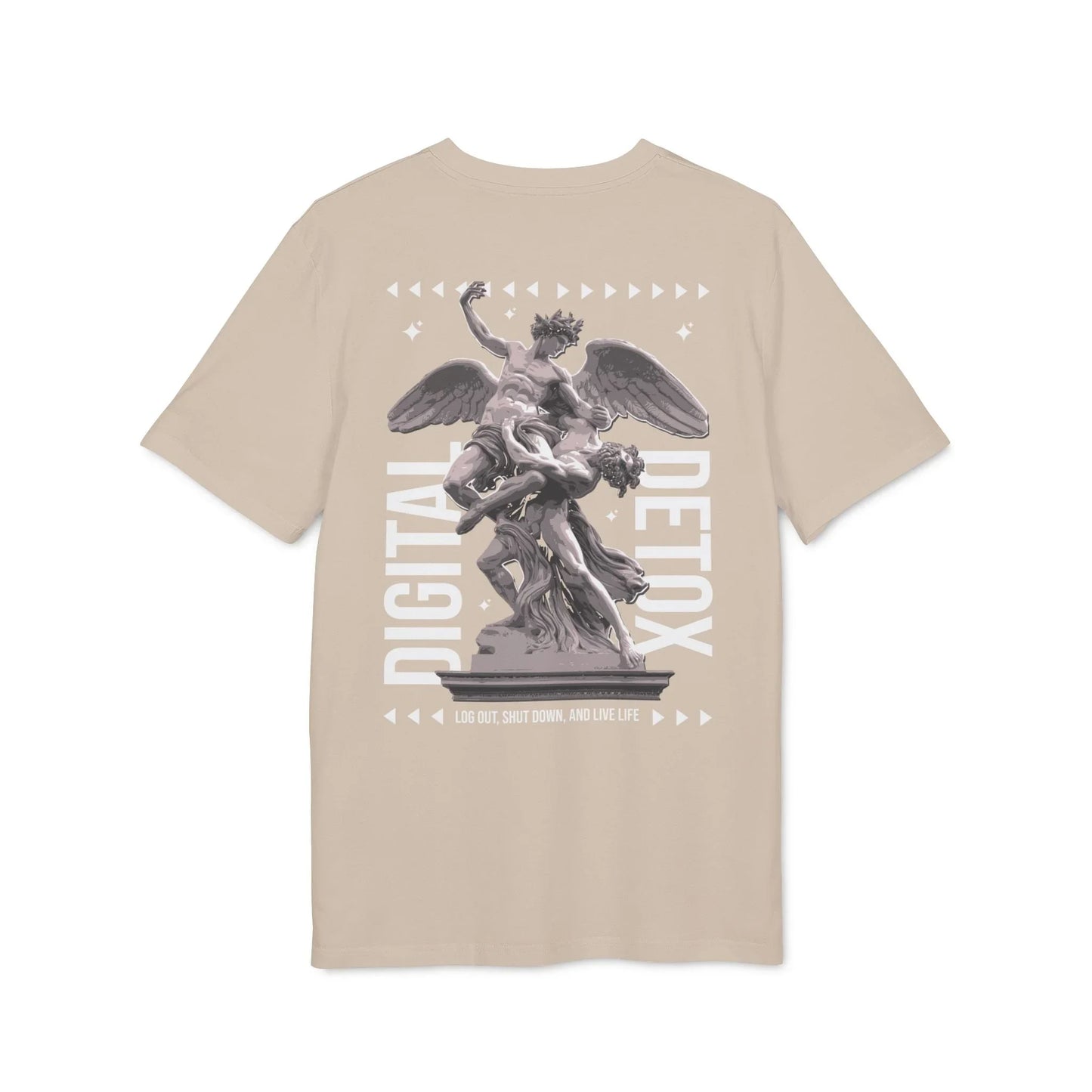 Digital Detox - Gods Way - Premium Bio Unisex T-Shirt - Back Print - STREET STYLE