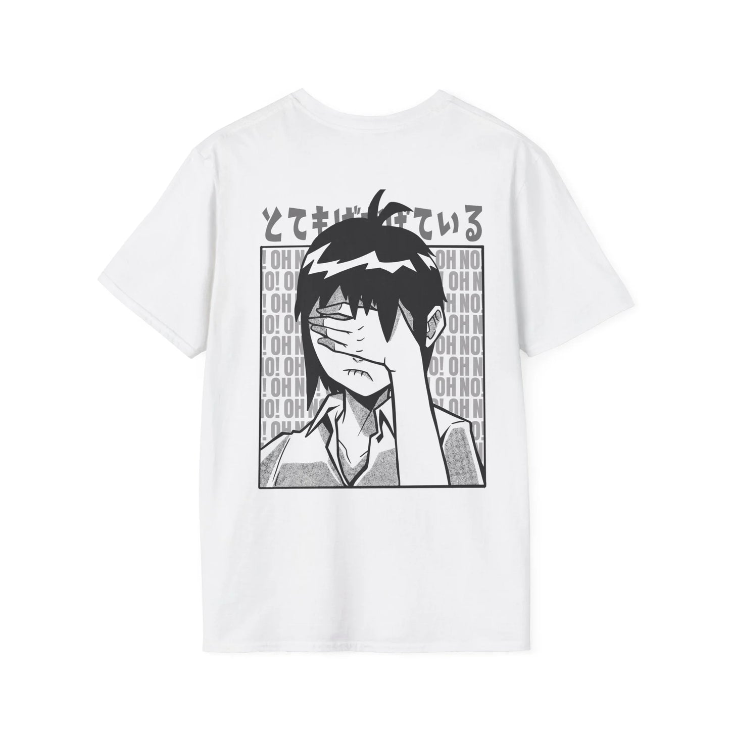 Face Palm Manga - Anime World - Unisex T-Shirt - Back Print - STREET STYLE