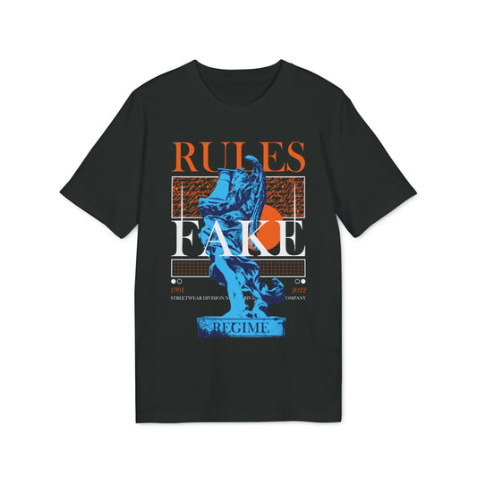 Rules Fake - Gods Way - Premium Bio Unisex T-Shirt - Front Print - STREET STYLE