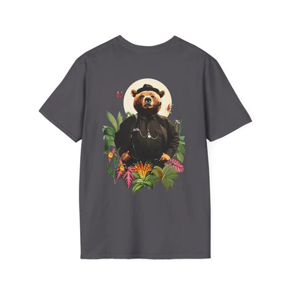Bear - Animal Human - Unisex T-Shirt - Back Print - STREET STYLE