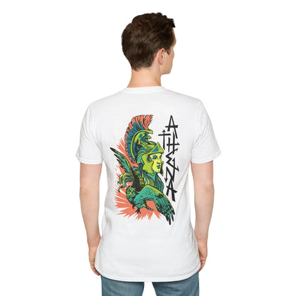 Athena - Greek Mythology - Unisex T-Shirt - Back Print - STREET STYLE