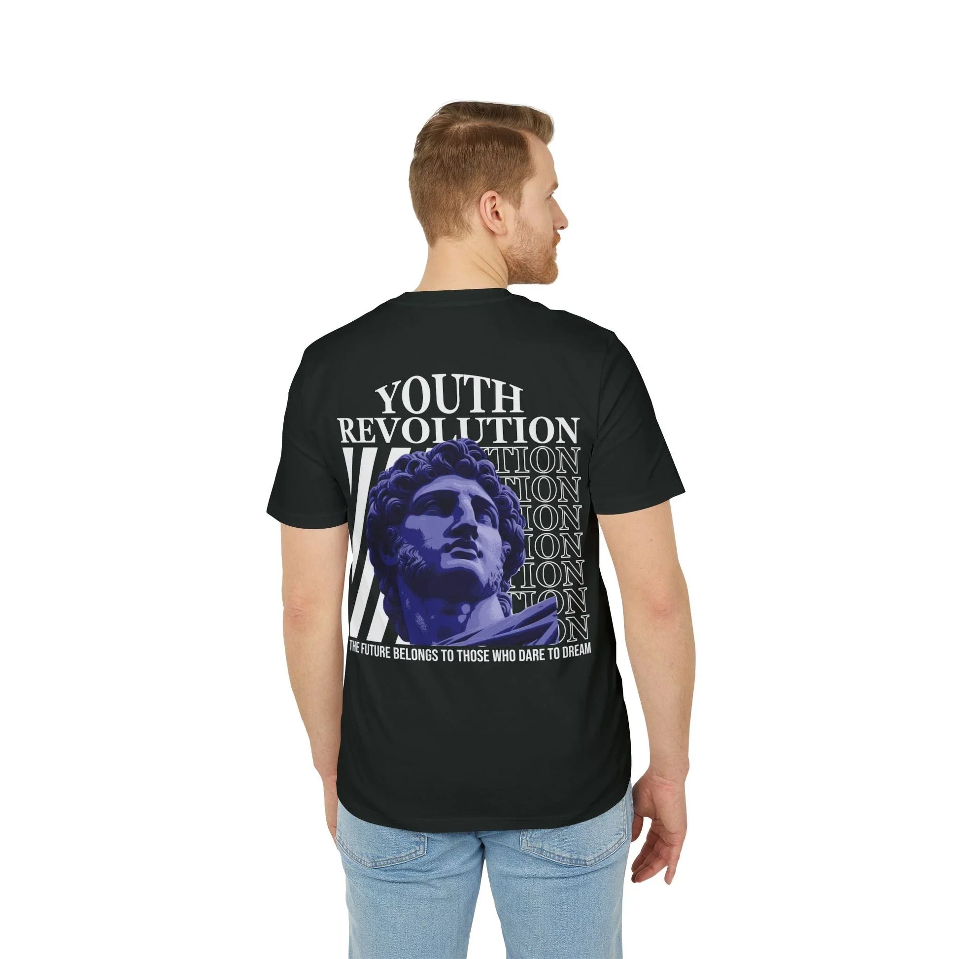 Youth Revolution - Gods Way - Premium Bio Unisex T-Shirt - Back Print - STREET STYLE