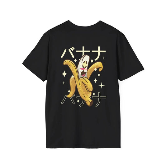 Banana - Kawaii Character - Unisex T-Shirt - Back Print - STREET STYLE