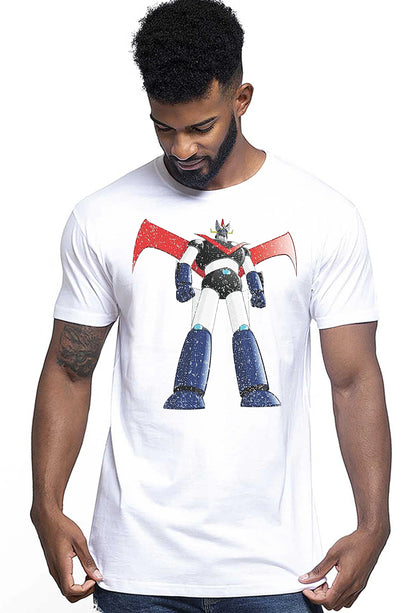 Il Grande Mazinga Z Robot 1501-3 T-shirt Urban Men Uomo 100% Cotone Pettinato JK - STREET STYLE