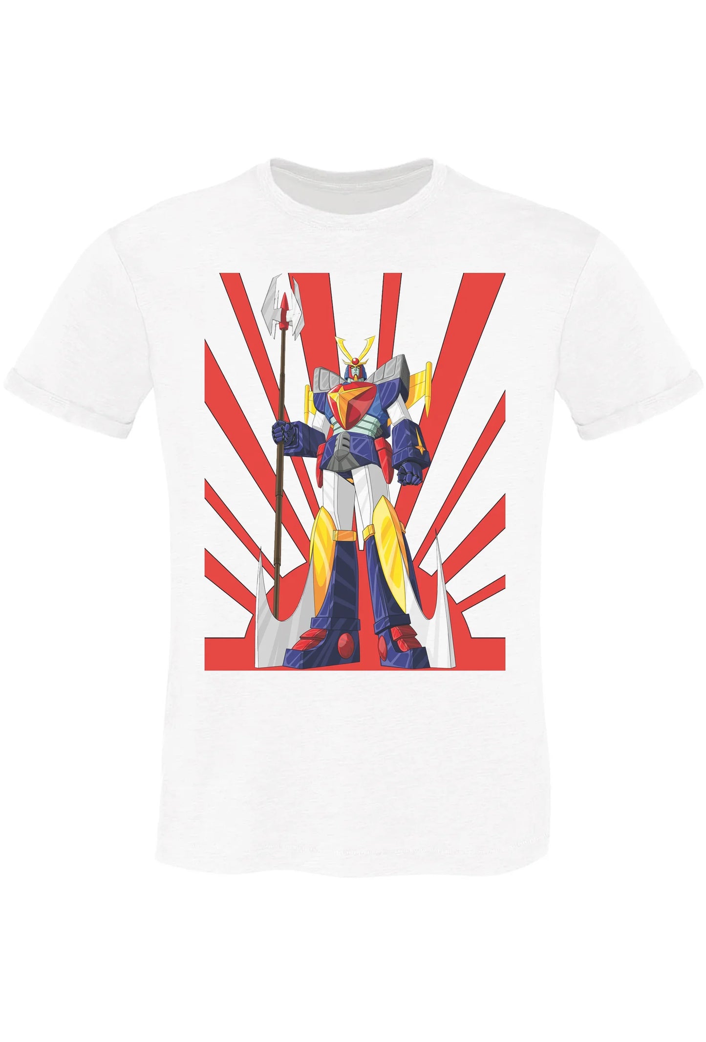 Daitarn 3 viso Ufo Robot 1502-2 T-shirt Urban Men Uomo 100% Cotone Pettinato JK - STREET STYLE