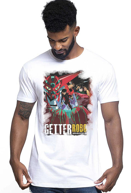 Getter Robot Ufo Robot 1503-2 T-shirt Urban Men Uomo 100% Cotone Pettinato JK - STREET STYLE