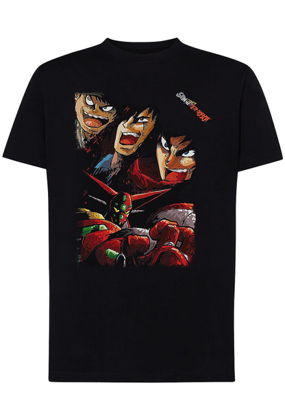 Getter Robot Ufo Robot 1503 T-shirt Urban Men Uomo 100% Cotone Pettinato JK - STREET STYLE