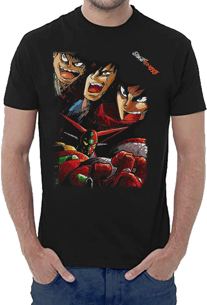 Getter Robot Ufo Robot 1503 T-shirt Urban Men Uomo 100% Cotone Pettinato JK - STREET STYLE