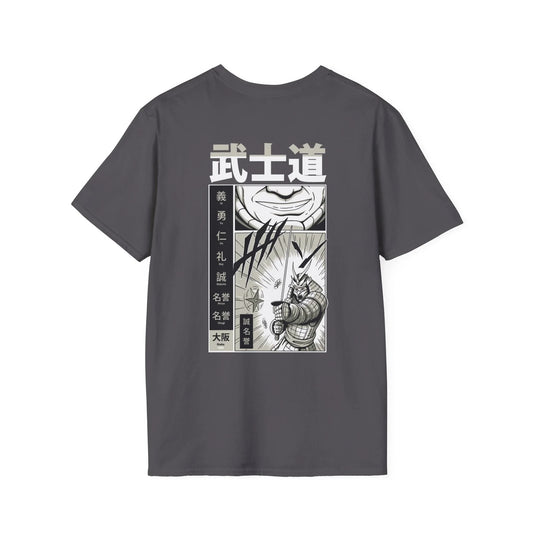 Ninja Attack - Samurai Manga - Unisex T-Shirt - Back Print - STREET STYLE