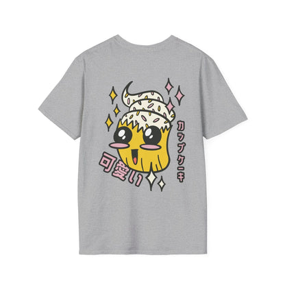 Kawaii Cupcake - Anime World - Unisex T-Shirt - Back Print - STREET STYLE