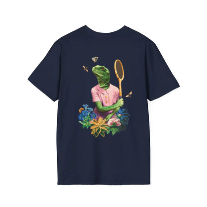 Lizard - Animal Human - Unisex T-Shirt - Back Print - STREET STYLE