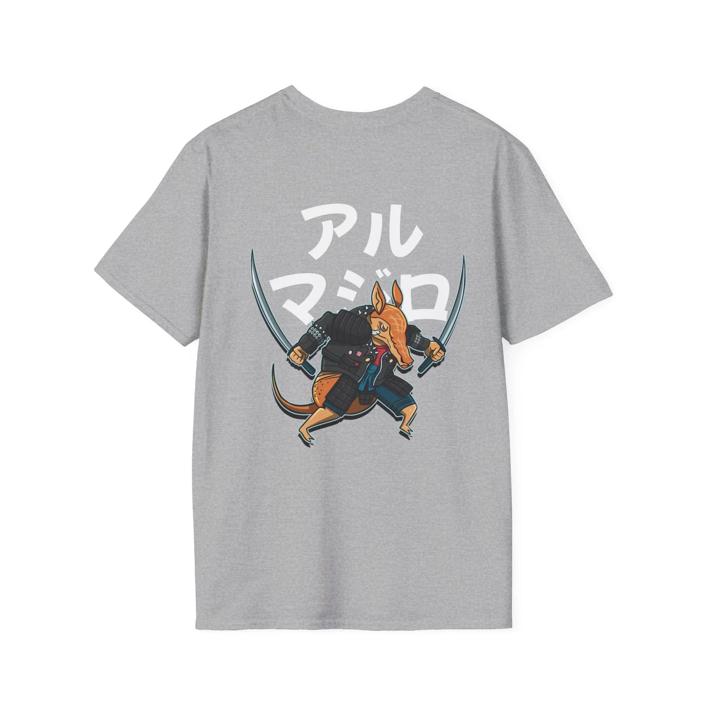 Armadillo - Warrior Animals - Unisex T-Shirt - Back Print - STREET STYLE