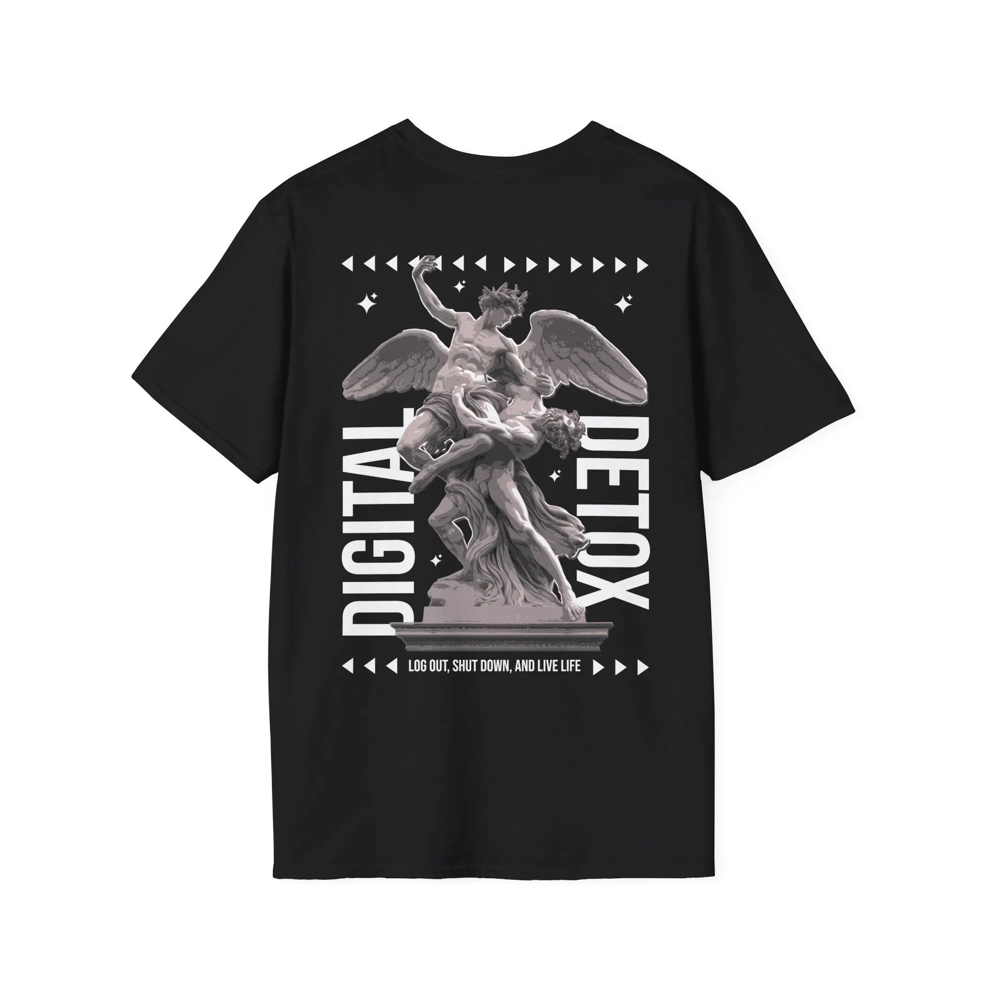 Digital Detox - Streetwear - Gods Way - Unisex T-Shirt - Back Print - STREET STYLE