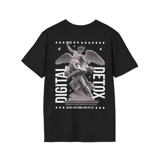 Digital Detox - Streetwear - Gods Way - Unisex T-Shirt - Back Print - STREET STYLE