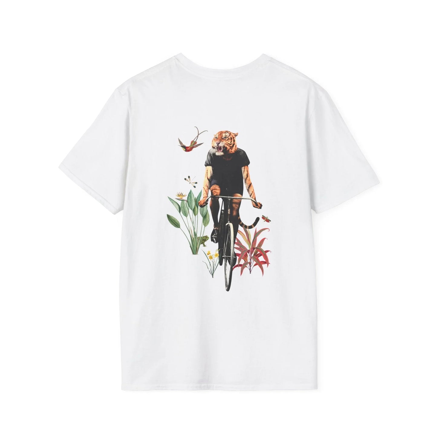 Tiger - Animal Human - Unisex T-Shirt - Back Print - STREET STYLE