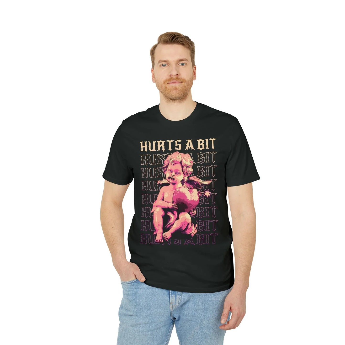 Hurts a Bit - Gods Way - Premium Bio Unisex T-Shirt - Front Print - STREET STYLE