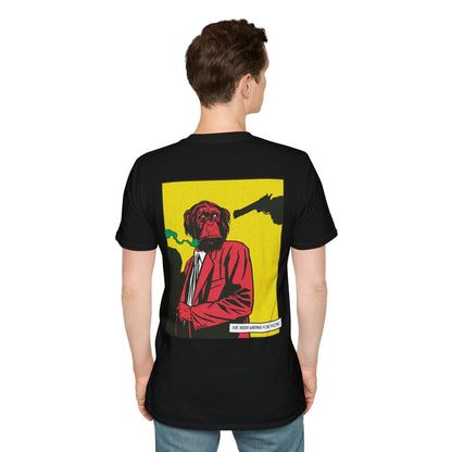 Monkey - Comic Mafia - Unisex T-Shirt - Back Print - STREET STYLE