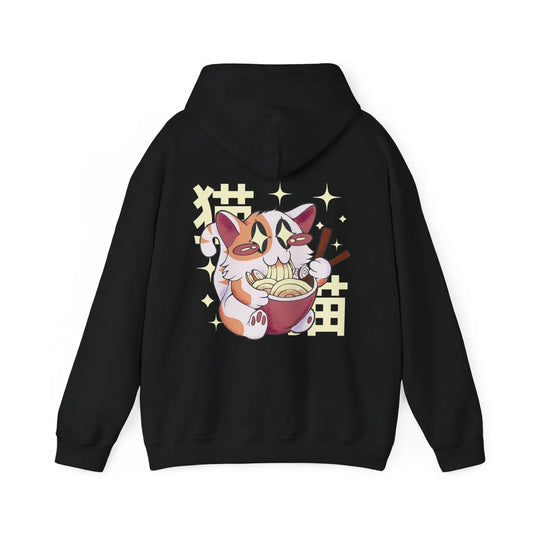 Cat Ramen - Kawaii Character - Unisex Hoodie - STREET STYLE