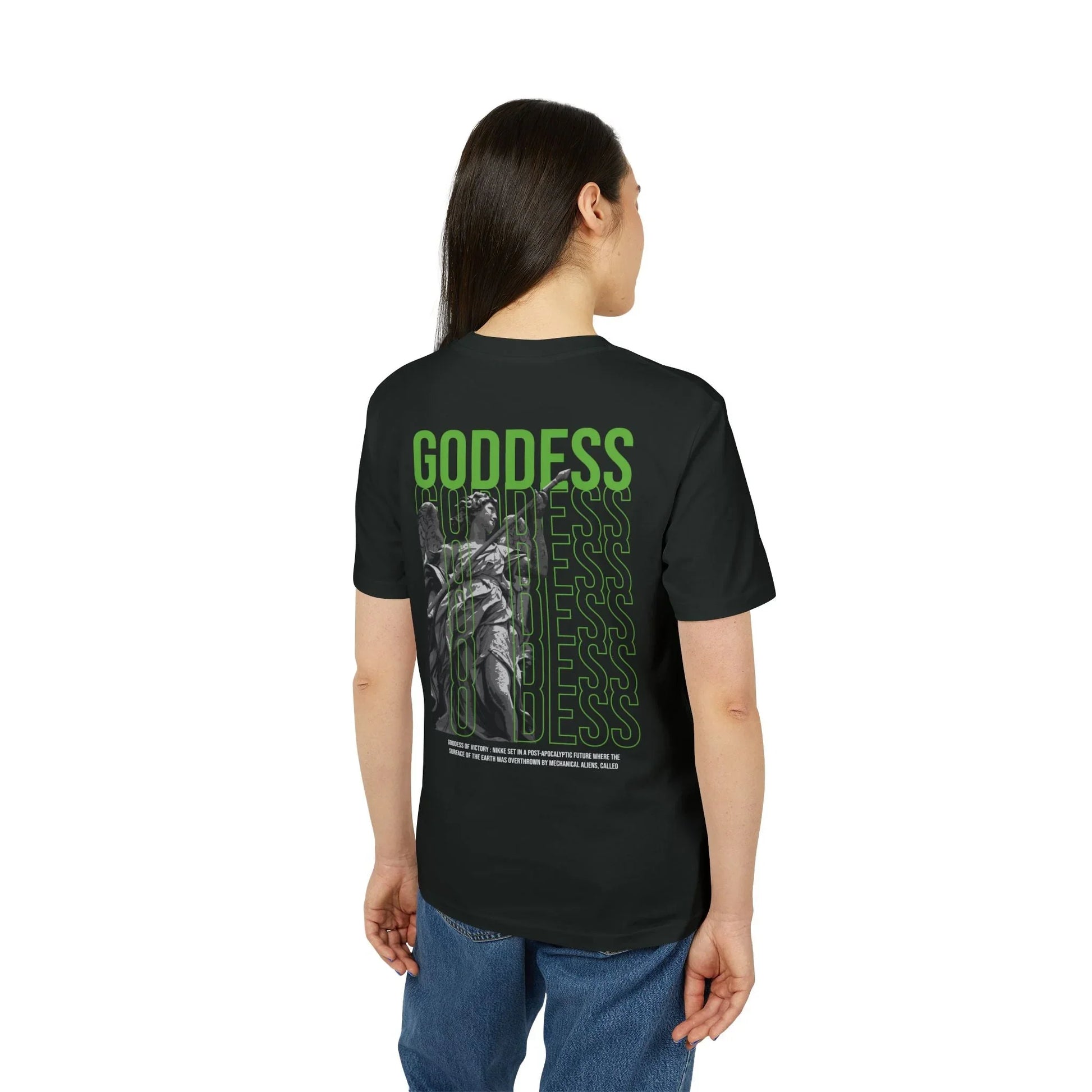 Goddess - Gods Way - Premium Bio Unisex T-Shirt - Back Print - STREET STYLE