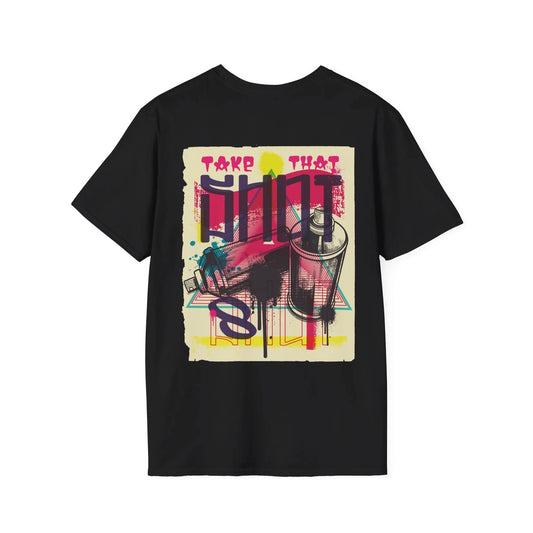 Spray Paint - Urban Graffiti - Unisex T-Shirt - Back Print - STREET STYLE