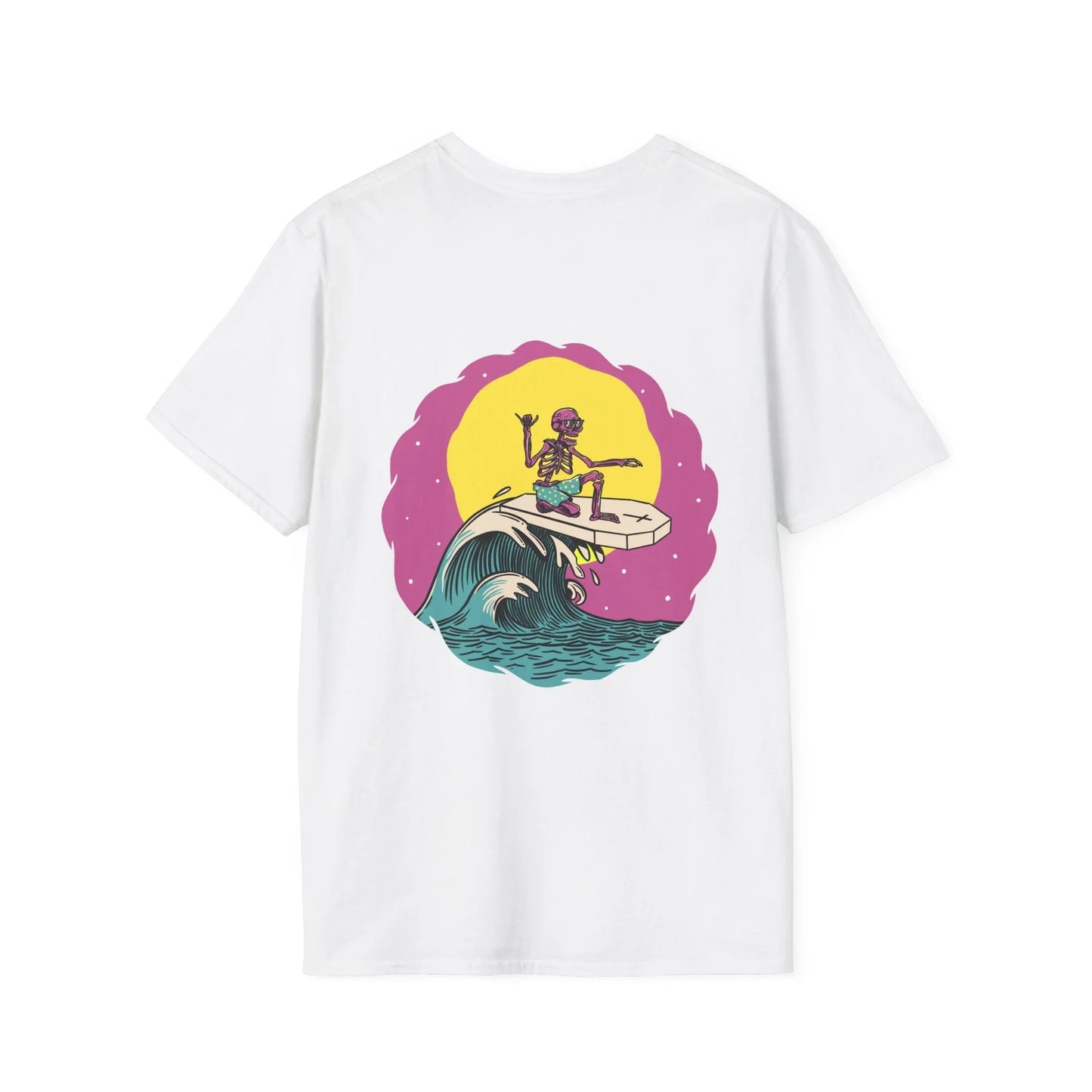 Bones Out - Summer Skulls - Unisex T-Shirt - Back Print - STREET STYLE