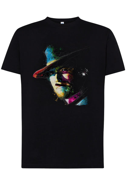 Clint Eastwood Color Cinema Film 18-20-22 T-shirt Urban Men Uomo 100% Cotone Pettinato JK - STREET STYLE