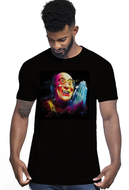 Dalai Lama stilizzato Color The legend 18-20-23 T-shirt Urban Men Uomo 100% Cotone Pettinato JK - STREET STYLE