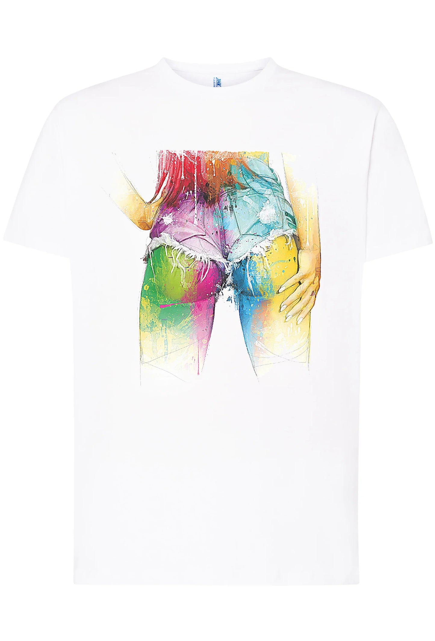 Love you for ever Color Artistico Stilizzato 18-20-43 T-shirt Urban Men Uomo 100% Cotone Pettinato JK - STREET STYLE
