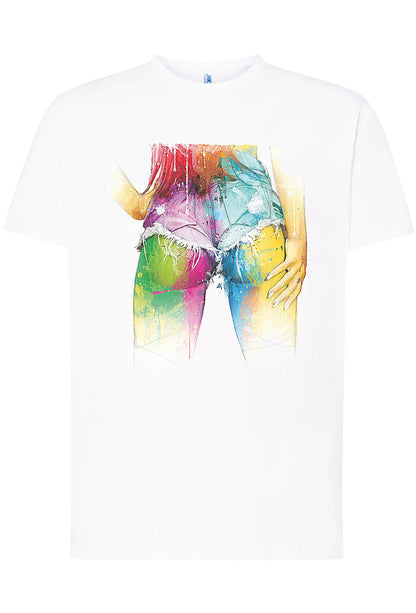 Love you for ever Color Artistico Stilizzato 18-20-43 T-shirt Urban Men Uomo 100% Cotone Pettinato JK - STREET STYLE