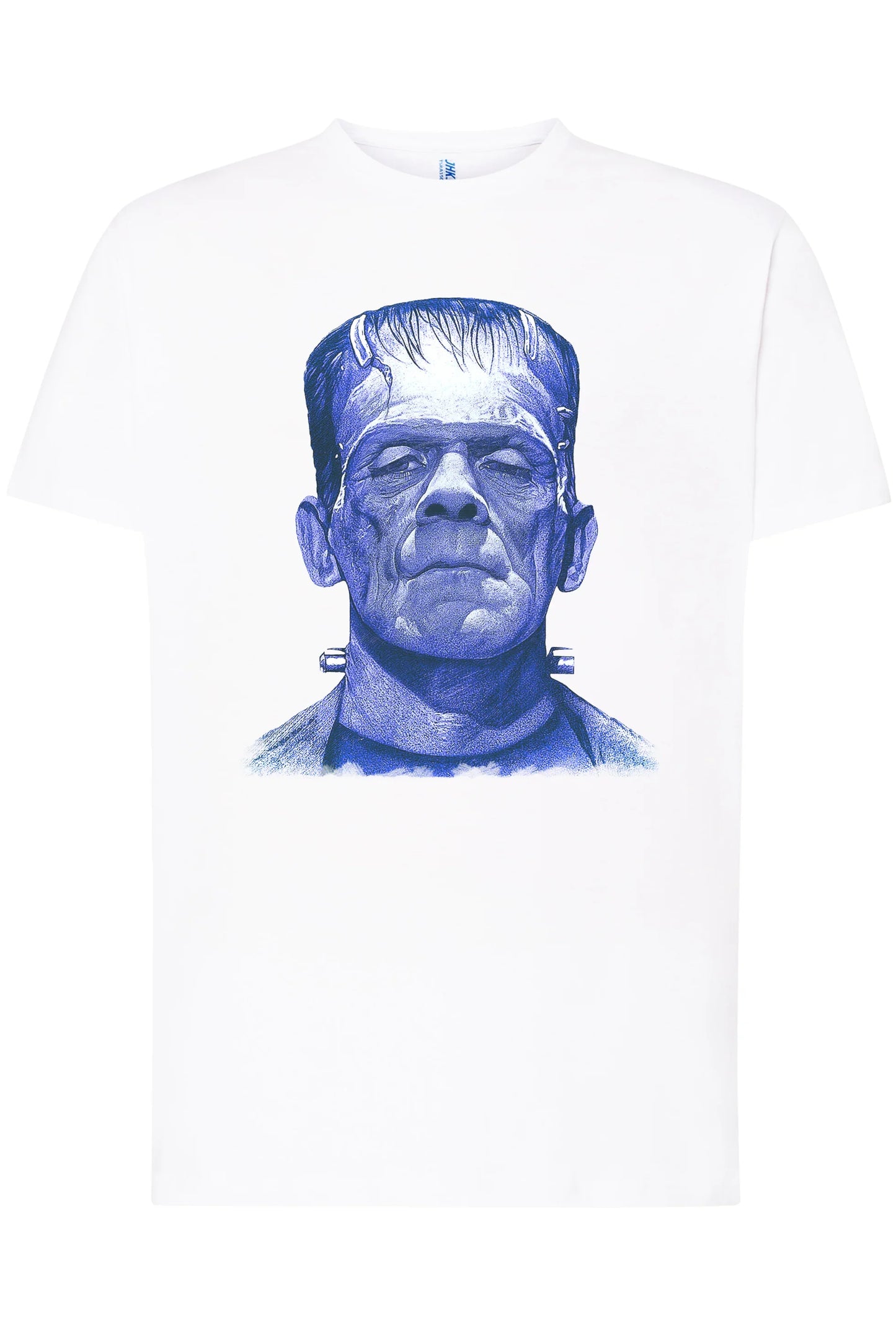 Frankenstein Blu The Legend Cinema Attore Comico Soggetto 18-97-2 T-shirt Urban Men Uomo 100% Cotone Pettinato JK - STREET STYLE