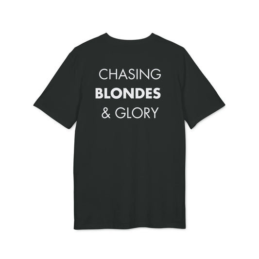 Chasing Blondes & Glory - Everything I Love - Premium Bio Unisex T-Shirt - Back Print - STREET STYLE