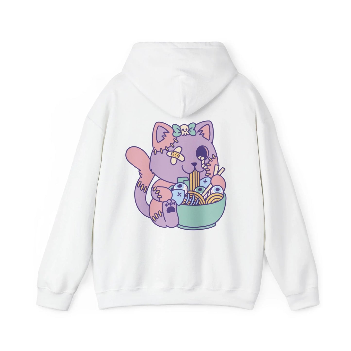 Goth Cat Ramen - Anime World - Unisex Hoodie - STREET STYLE