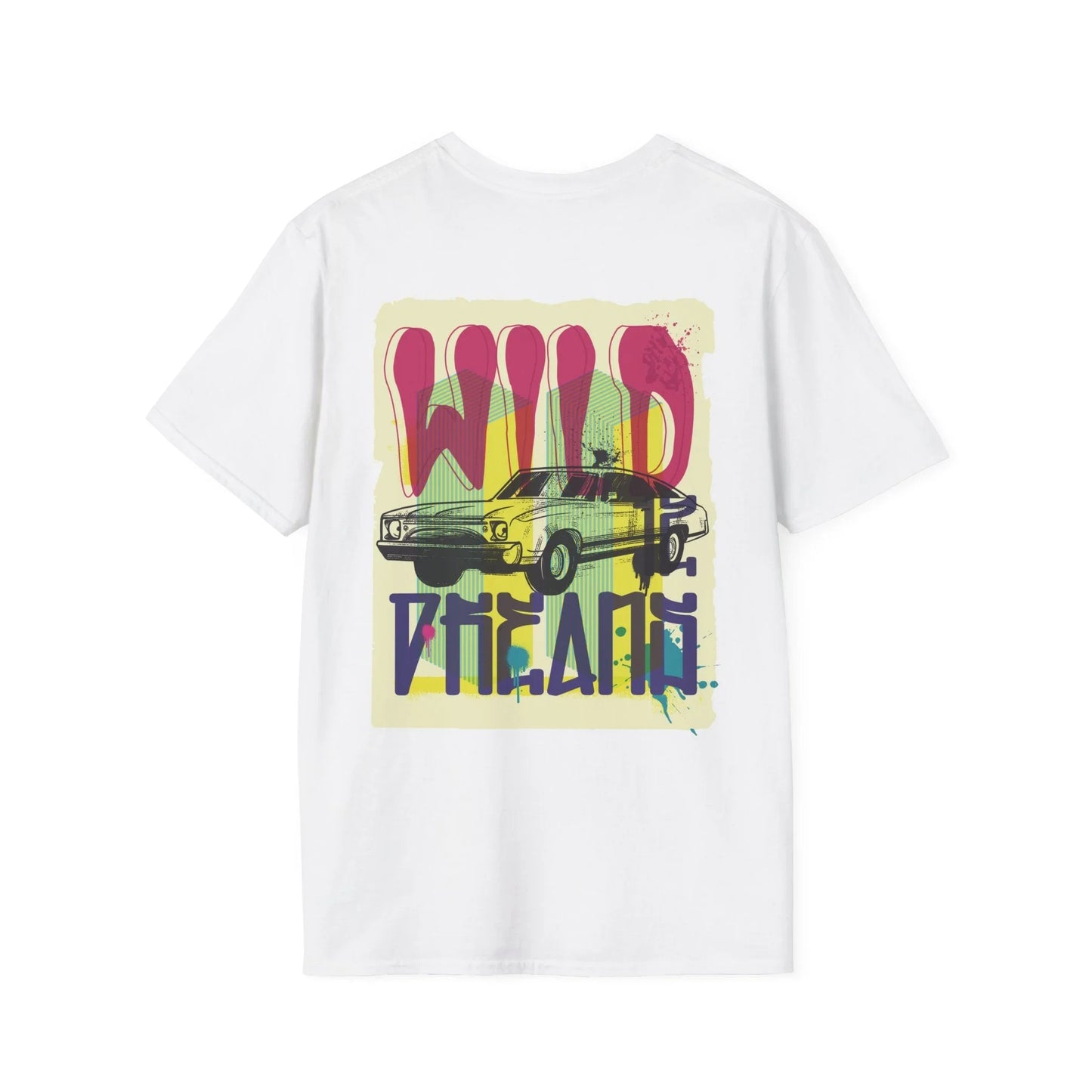 Tuning Car - Urban Graffiti - Unisex T-Shirt - Back Print - STREET STYLE