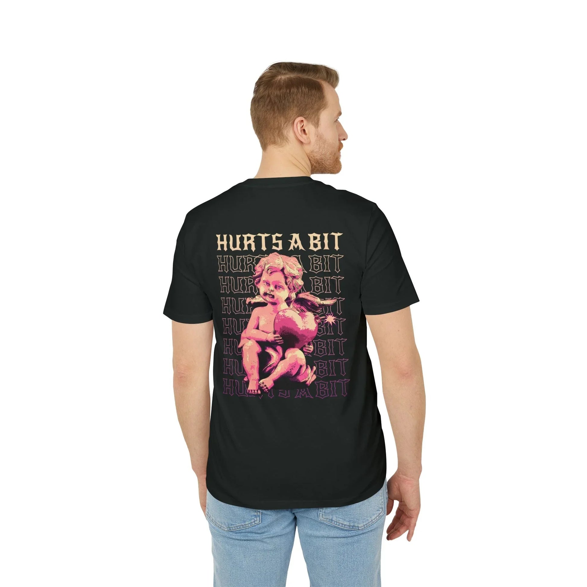 Hurts a Bit - Gods Way - Premium Bio Unisex T-Shirt - Back Print - STREET STYLE