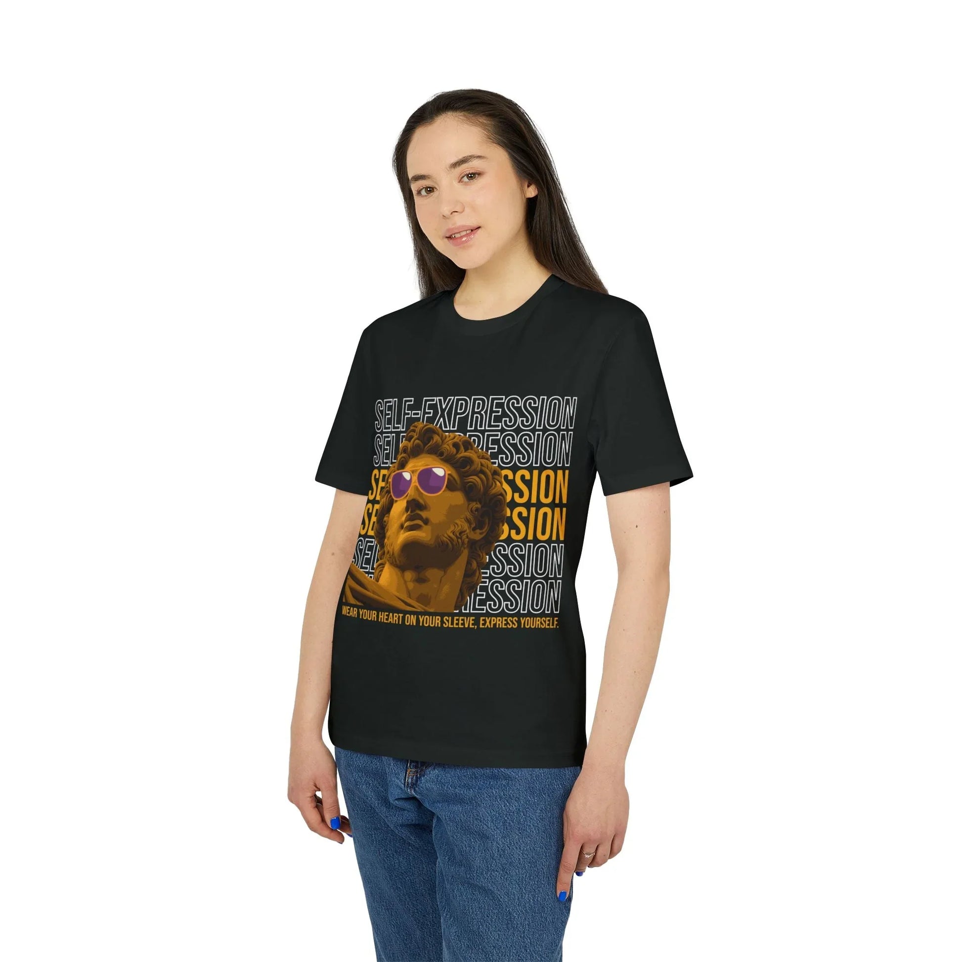Self-Expression - Gods Way - Premium Bio Unisex T-Shirt - Front Print - STREET STYLE