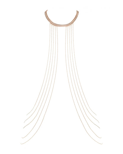 Gold Draped Body Chain Obsessive Bijou - STREET STYLE