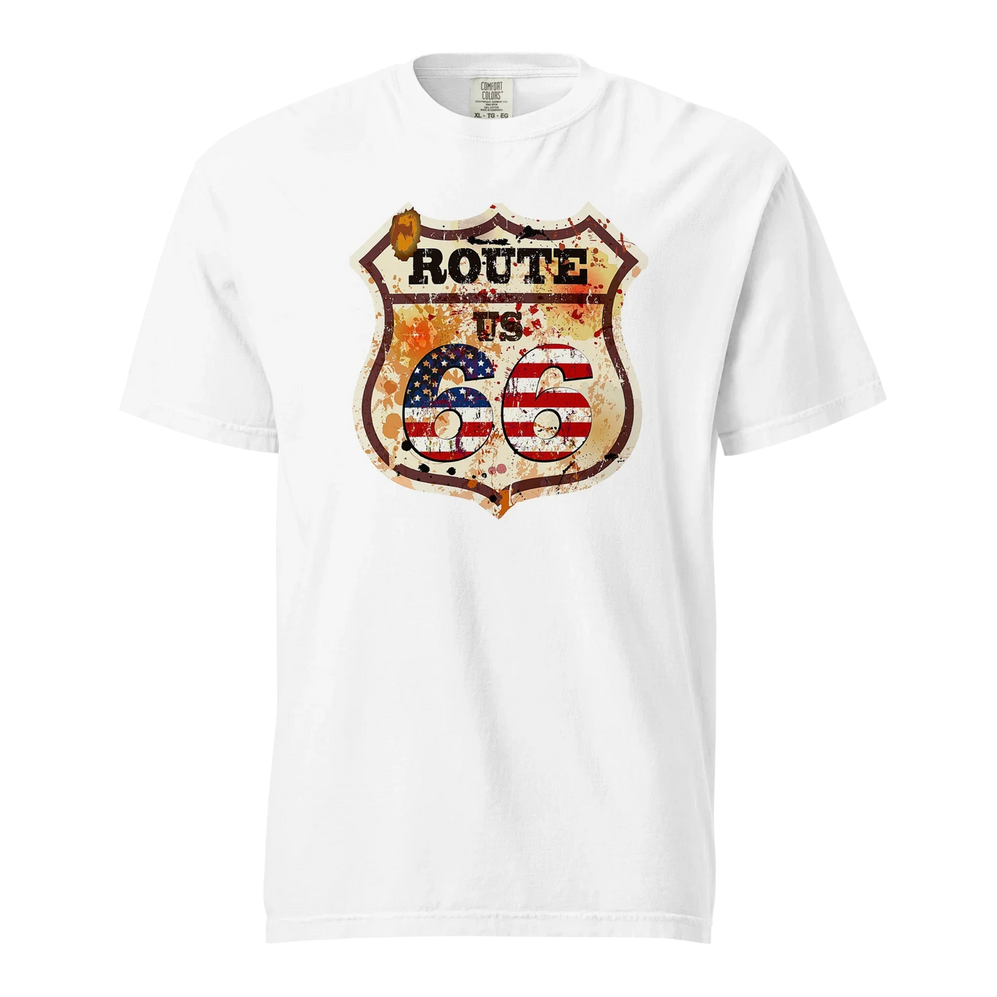 T-shirt Vintage Route 66 - Stile On The Road Americano 12066-5 - STREET STYLE