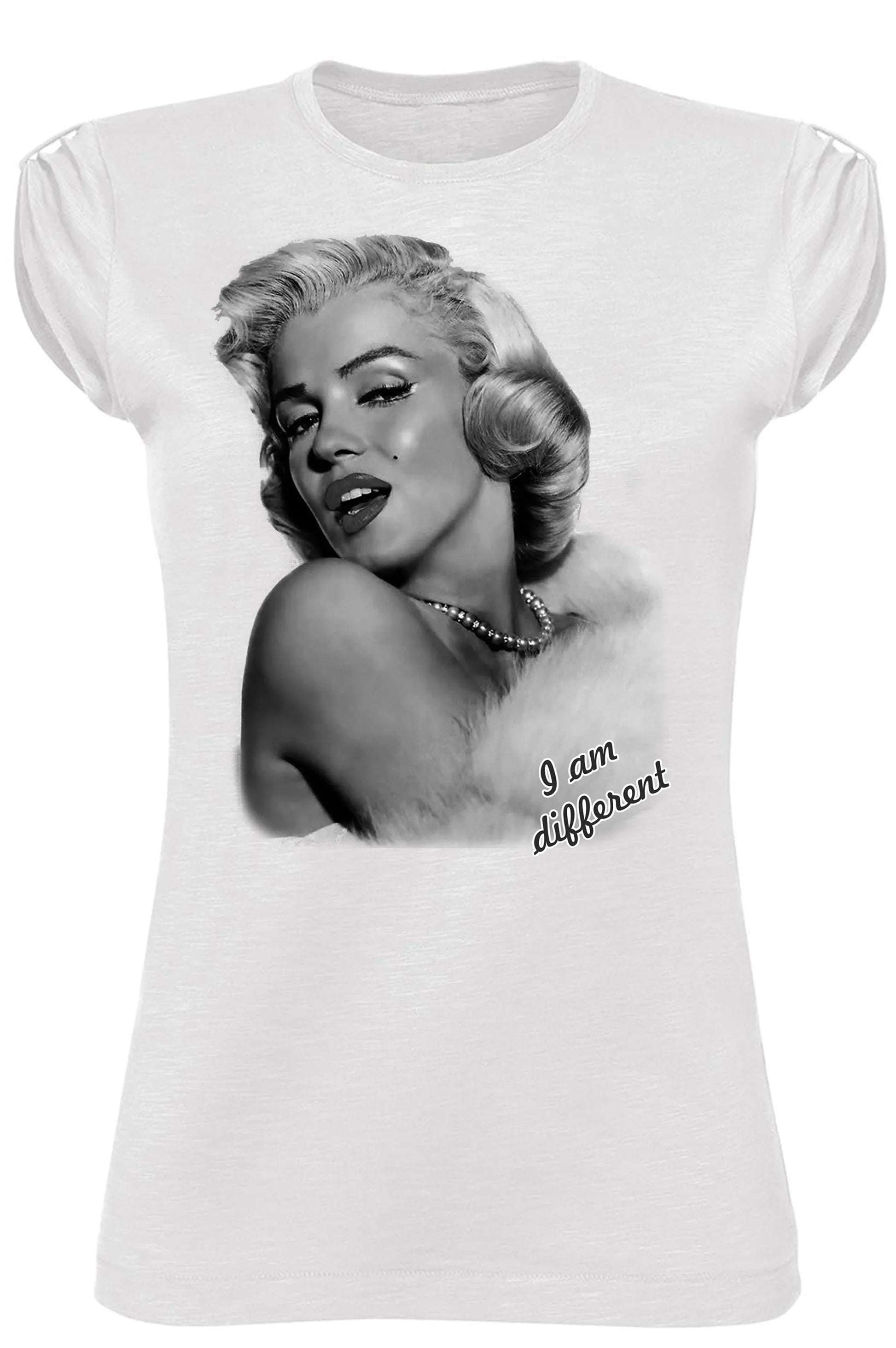Marilyn Monroe Cantante Attrice The Legend 17-2 Lady Donna 100% Cotone Pettinato JK - STREET STYLE