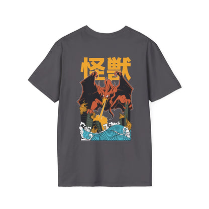 Phoenix - Kaiju Monster - Unisex T-Shirt - Back Print - STREET STYLE