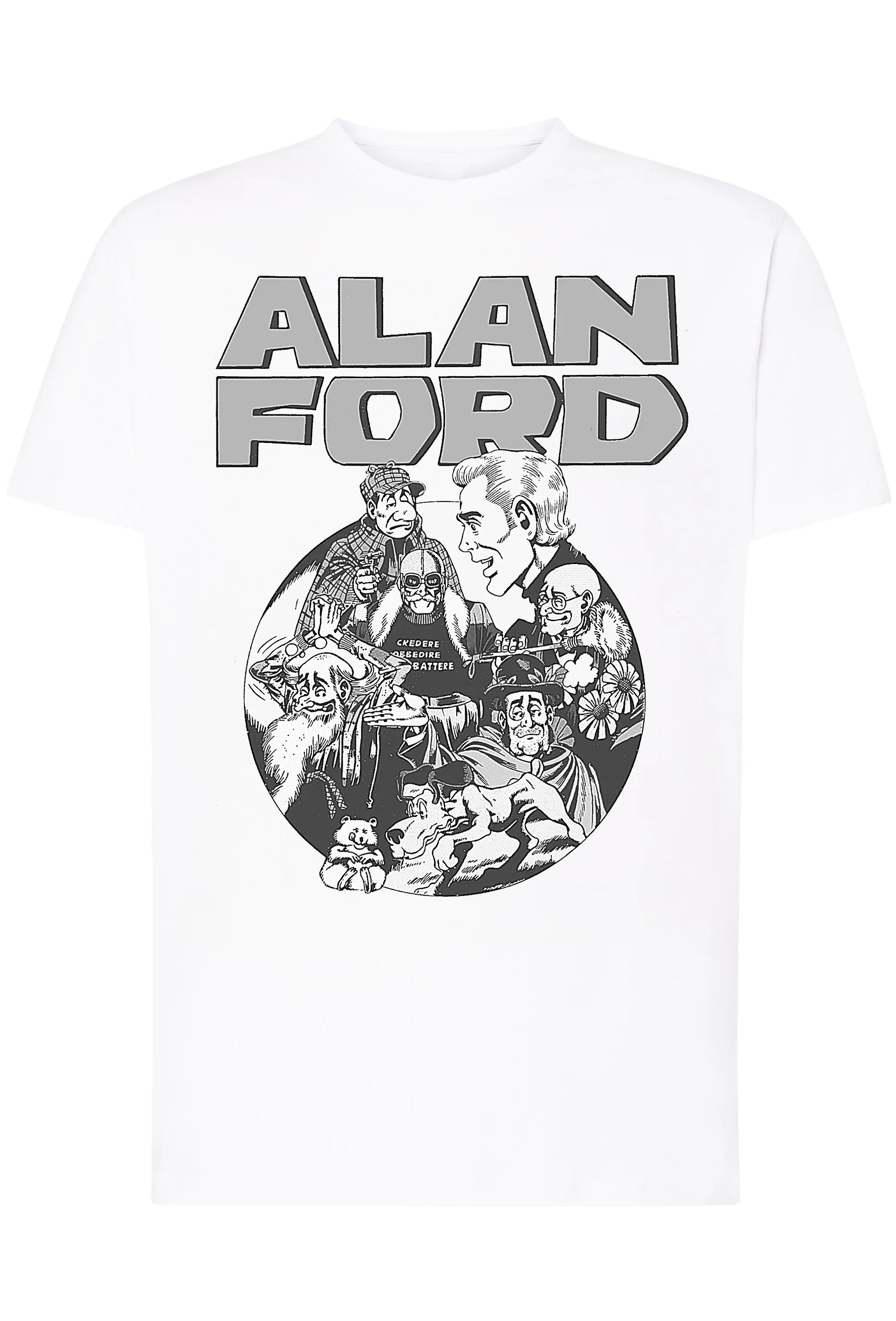 Alan Ford Cartoon Fumetti 2056 T-shirt Urban Men Uomo 100% Cotone Pettinato JK - STREET STYLE