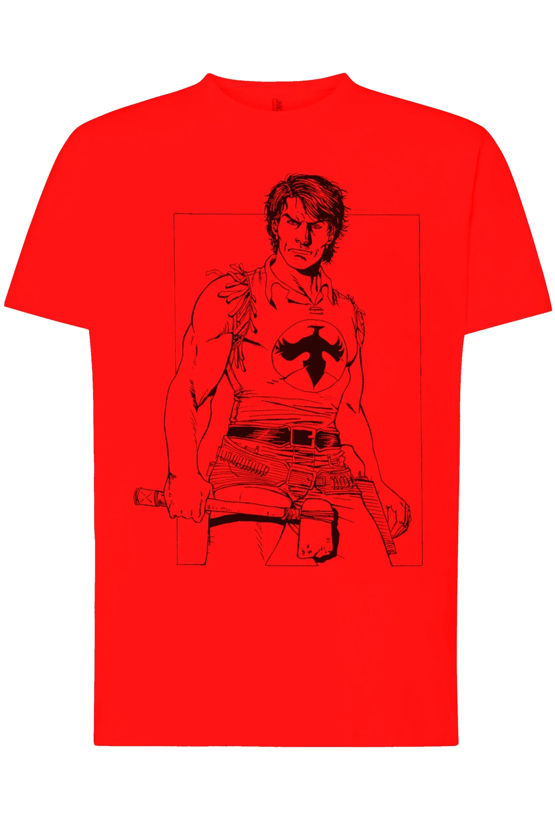 Zagor Film Cartoon Fumetti 2057 T-shirt Urban Men Uomo 100% Cotone Pettinato JK - STREET STYLE