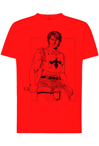 Zagor Film Cartoon Fumetti 2057 T-shirt Urban Men Uomo 100% Cotone Pettinato JK - STREET STYLE