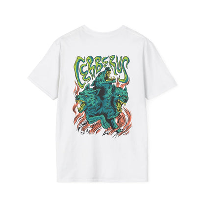 Cerberus - Greek Mythology - Unisex T-Shirt - Back Print - STREET STYLE