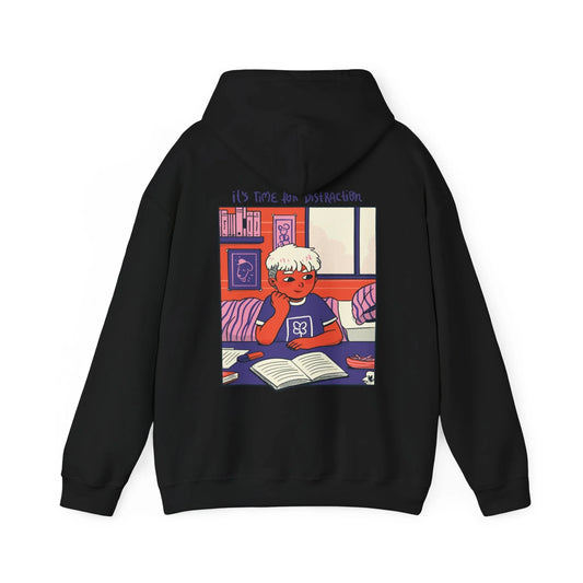 It´s time for distraction - Cozy at Home - Unisex Hoodie - STREET STYLE