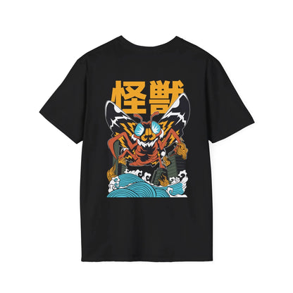 Moth - Kaiju Monster - Unisex T-Shirt - Back Print - STREET STYLE